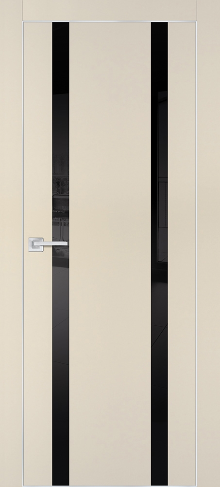 Фото Межкомнатная дверь PX-9  AL кромка с 4-х ст. Бежевый матовый